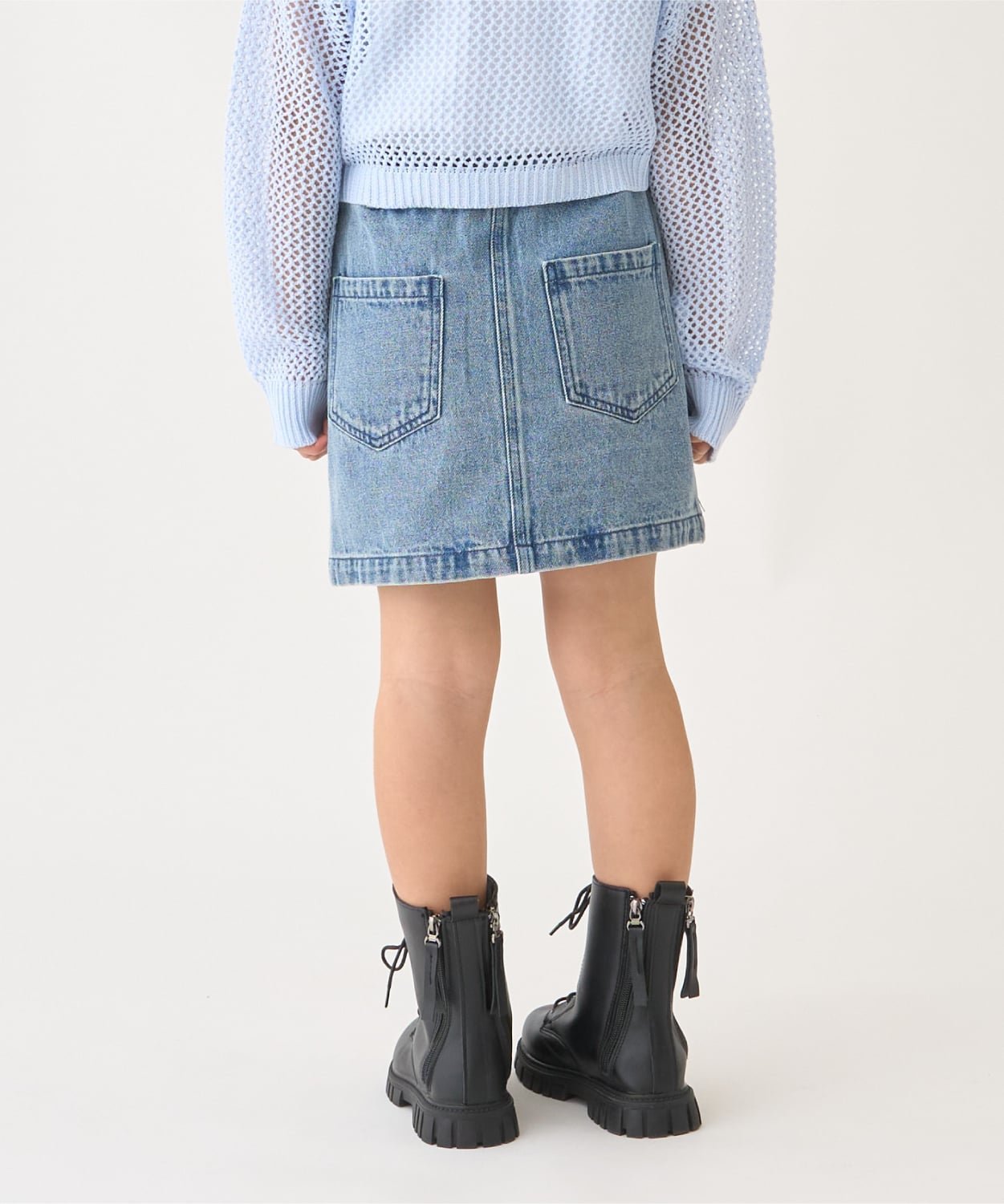 картинка Джинсовая юбка со стразами Minimal, blue от магазина Одежда+