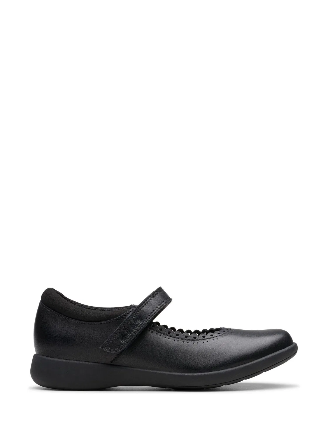 картинка Туфли школьные Clarks Etch Pure для девочек, черный от магазина Одежда+