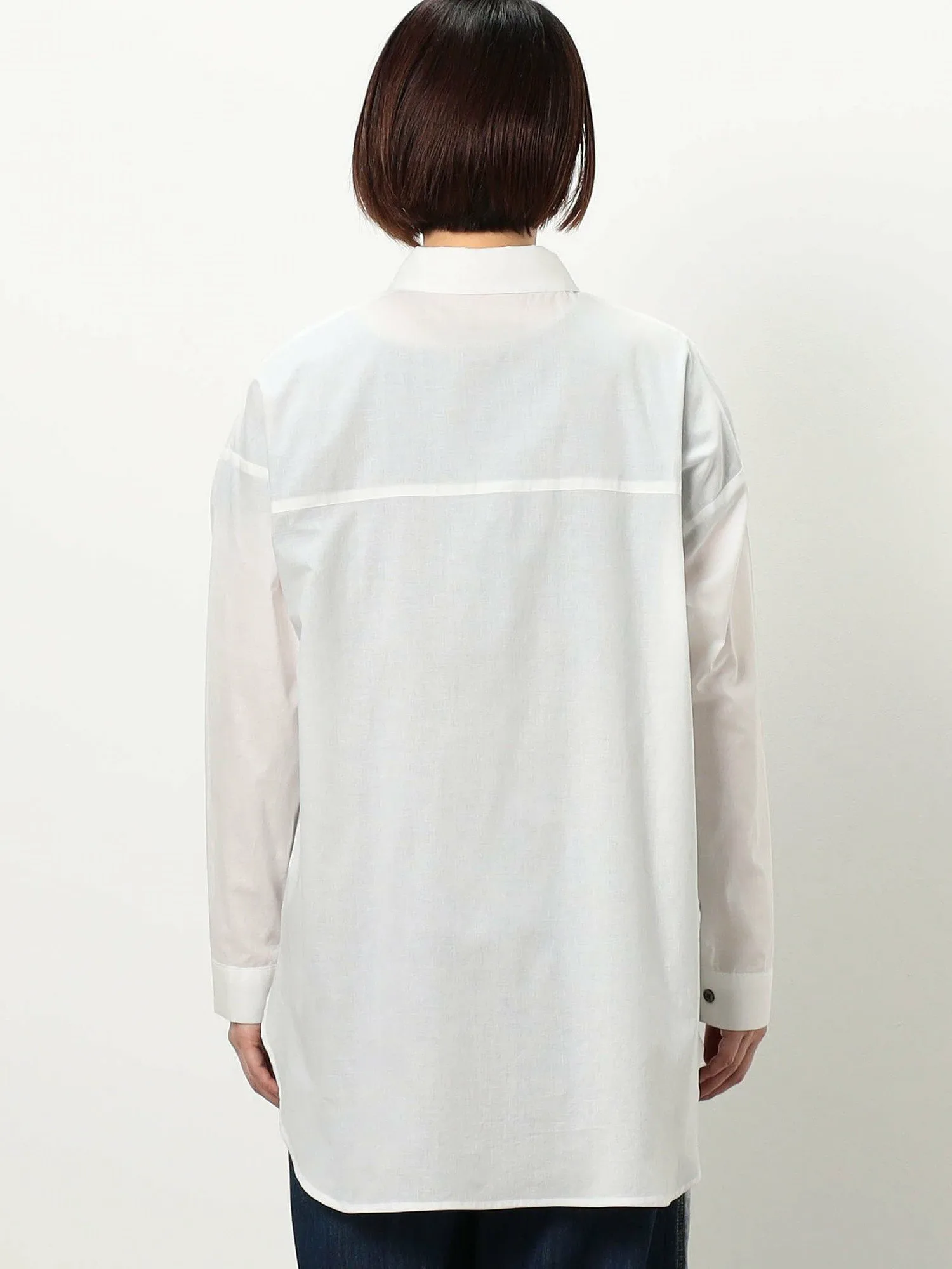 картинка Рубашка с пейзажным принтом (обычная) Nicole White, 28 Off-white от магазина Одежда+