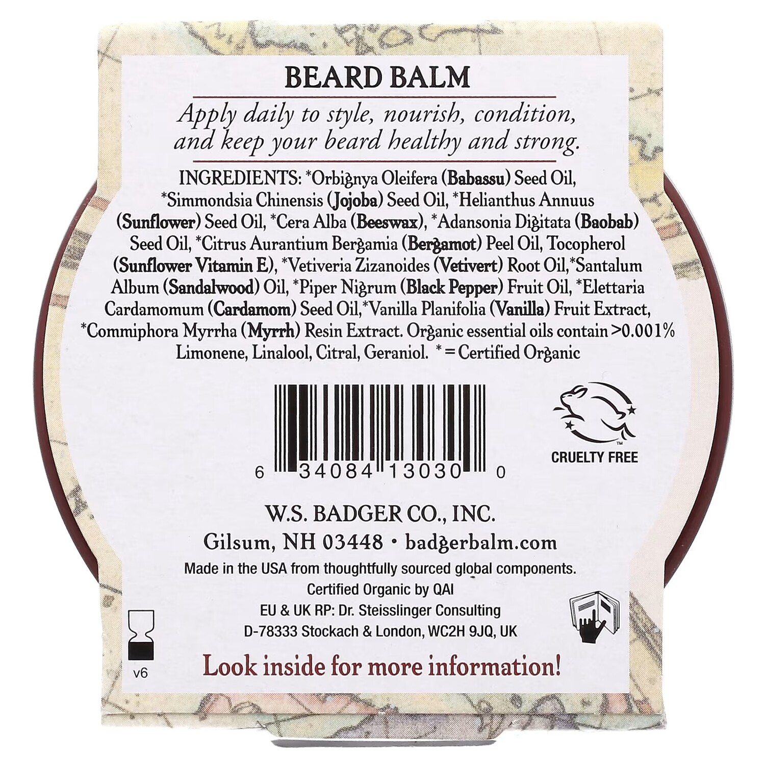 картинка Бальзам для бороды Badger Company, 56 г от магазина Одежда+