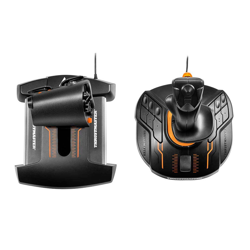 картинка Джойстик Thrustmaster T.16000M FCS Hotas, черный/оранжевый от магазина Одежда+