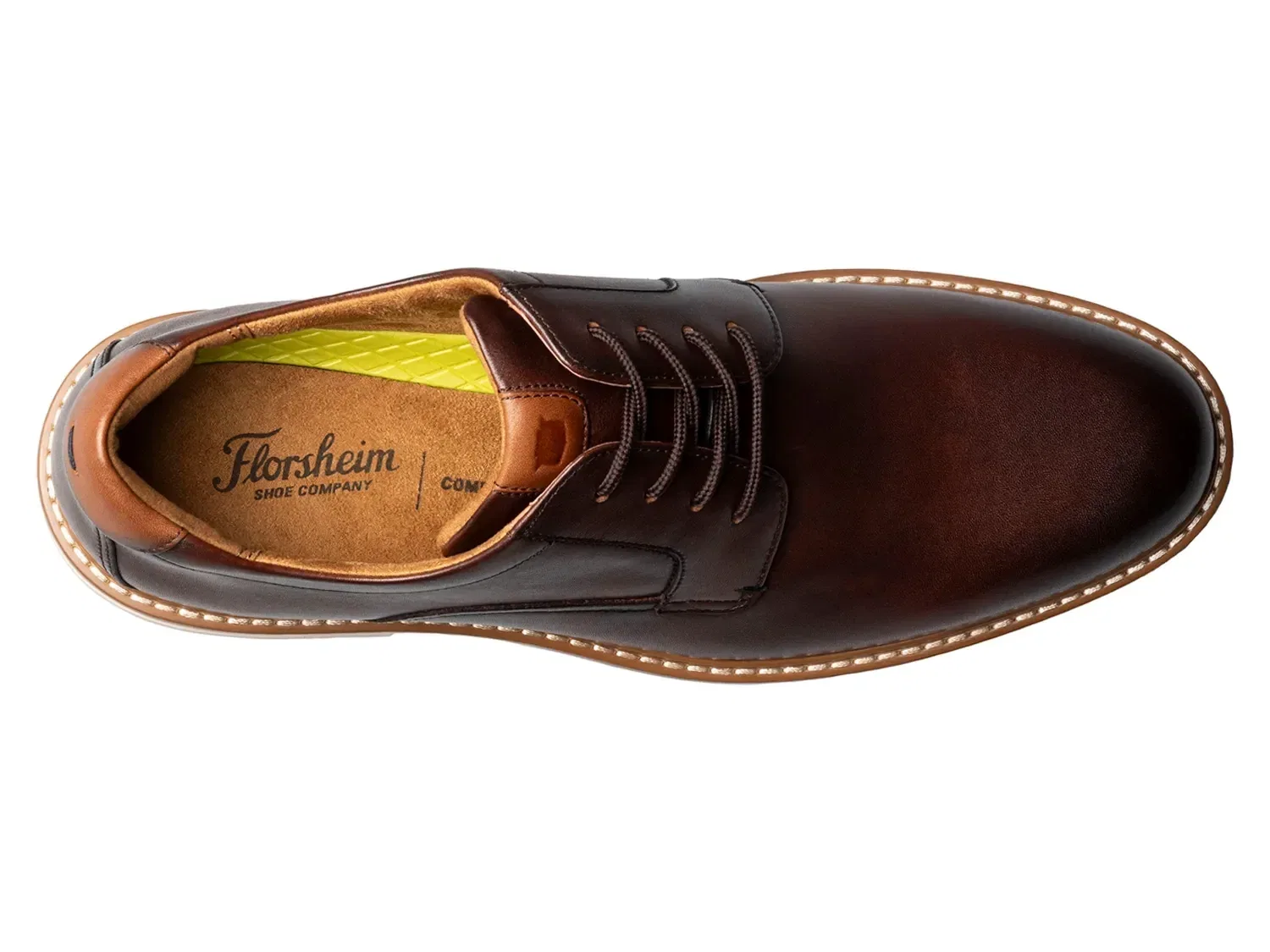 картинка Оксфорды Norwalk, Florsheim, темно-коричневый от магазина Одежда+