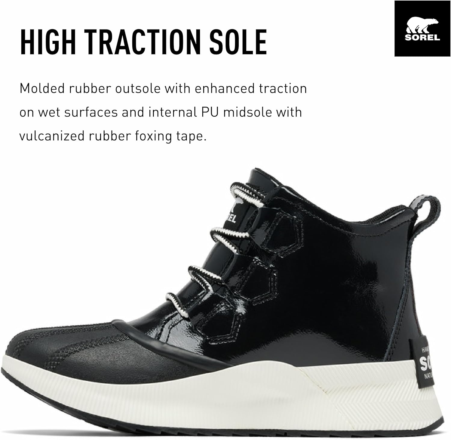 картинка Женские ботинки Sorel Out N About III, белый/черный от магазина Одежда+