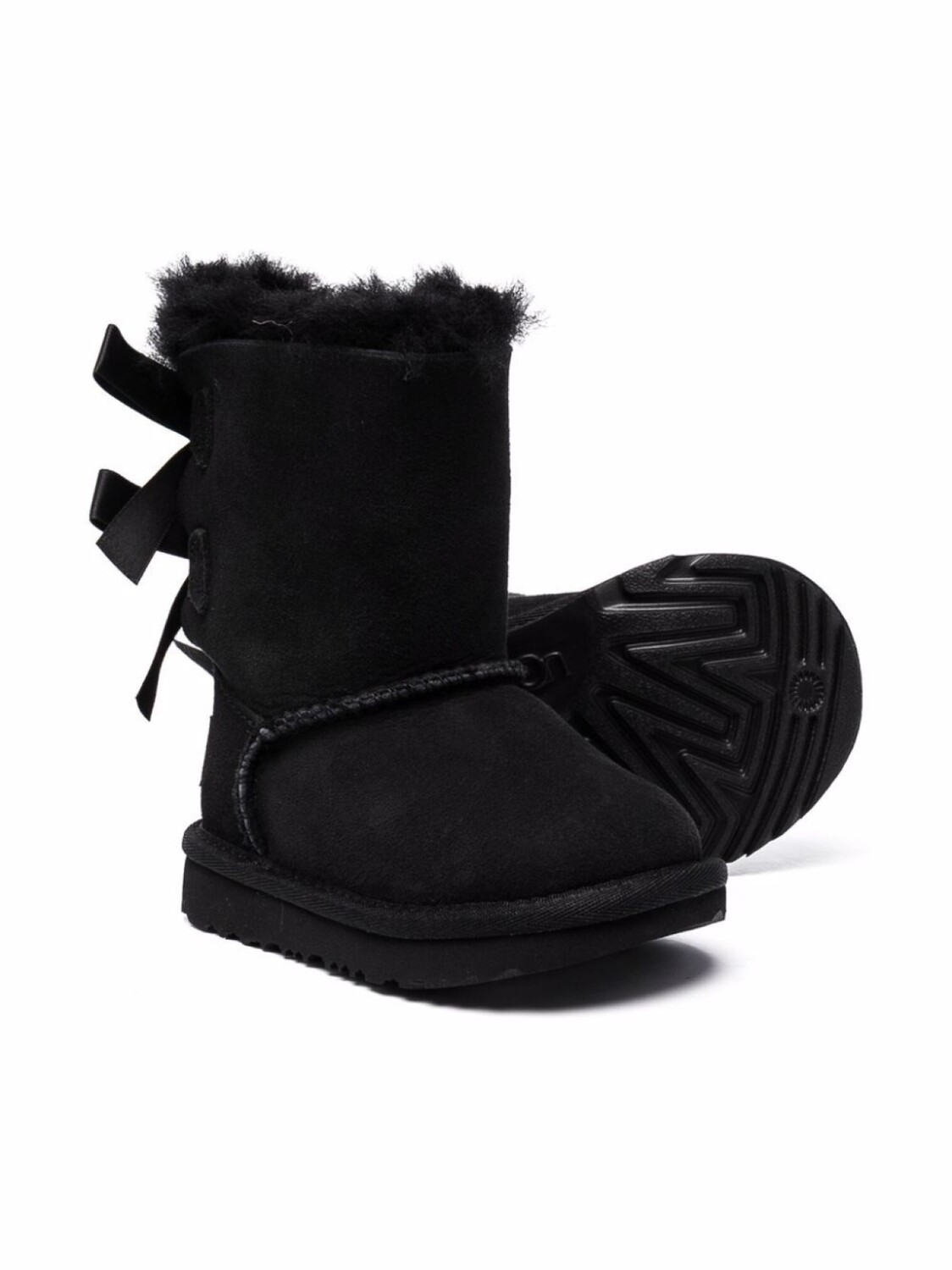 картинка UGG Kids угги Bailey Bow II, черный от магазина Одежда+