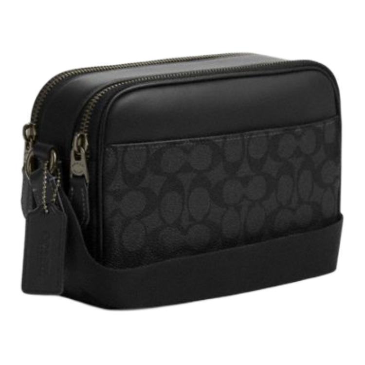 картинка Сумка кросс-боди Coach Graham Medium, черная от магазина Одежда+