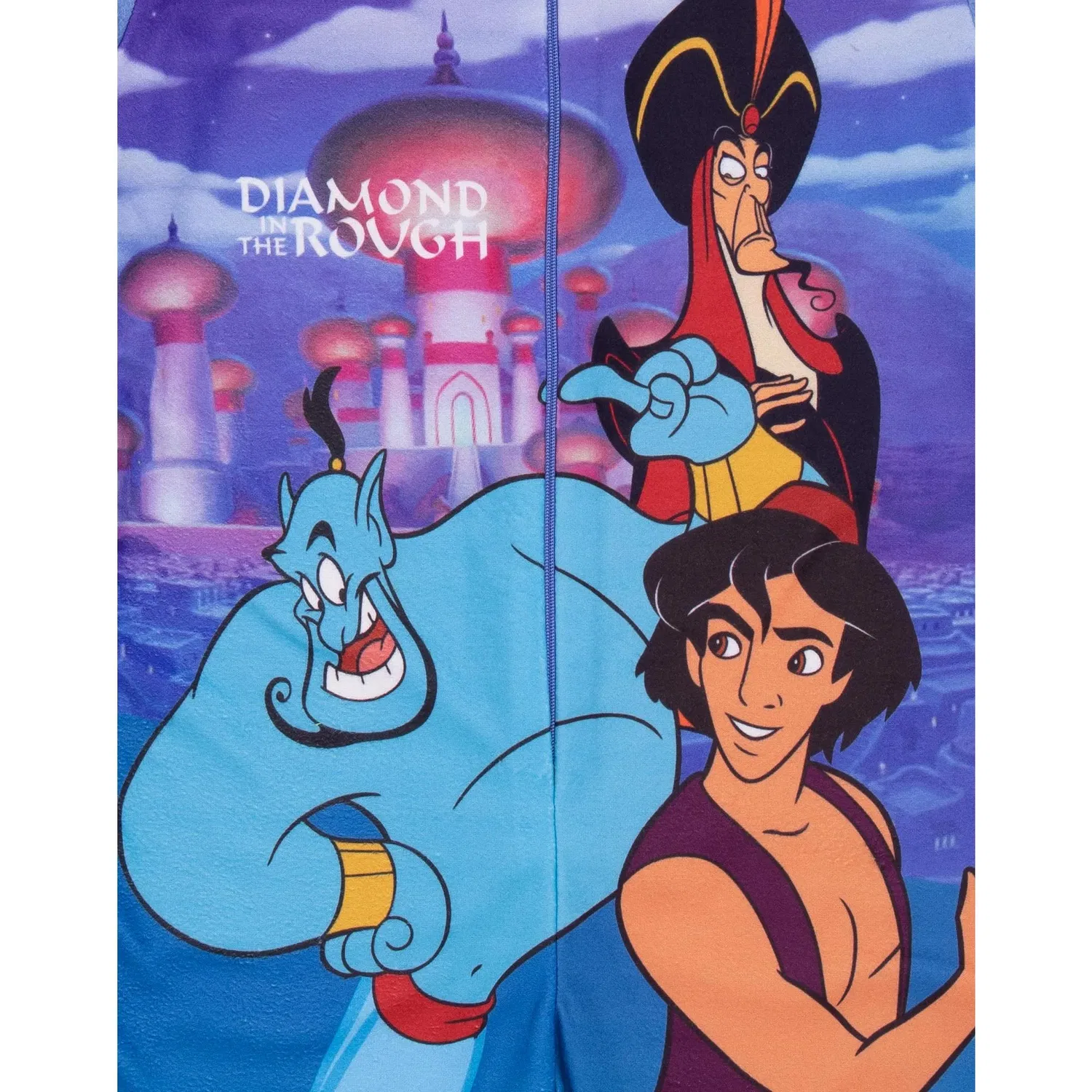 картинка Пижама-комбинезон Disney Aladdin фиолетовая, синий от магазина Одежда+