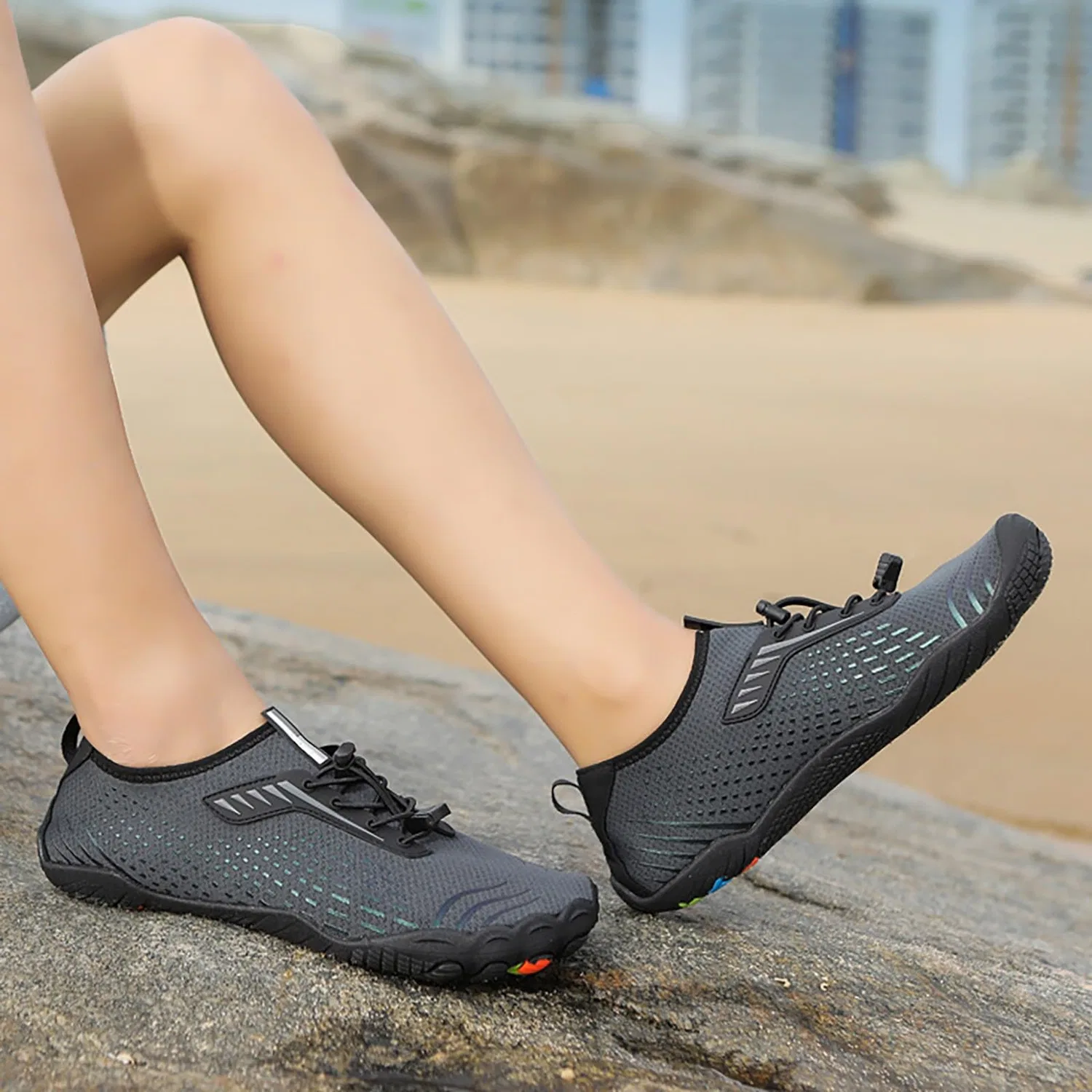 картинка Женские водные туфли Quick Dry, Dark Grey от магазина Одежда+
