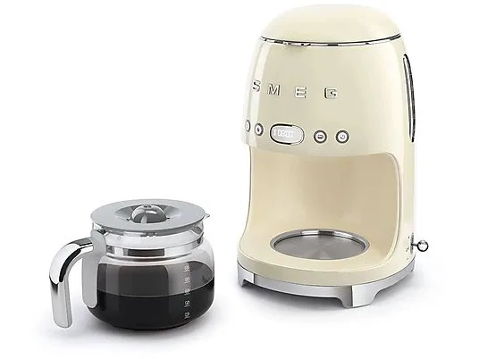 картинка Кофеварка капельная Smeg DCF02CREU, кремовый от магазина Одежда+