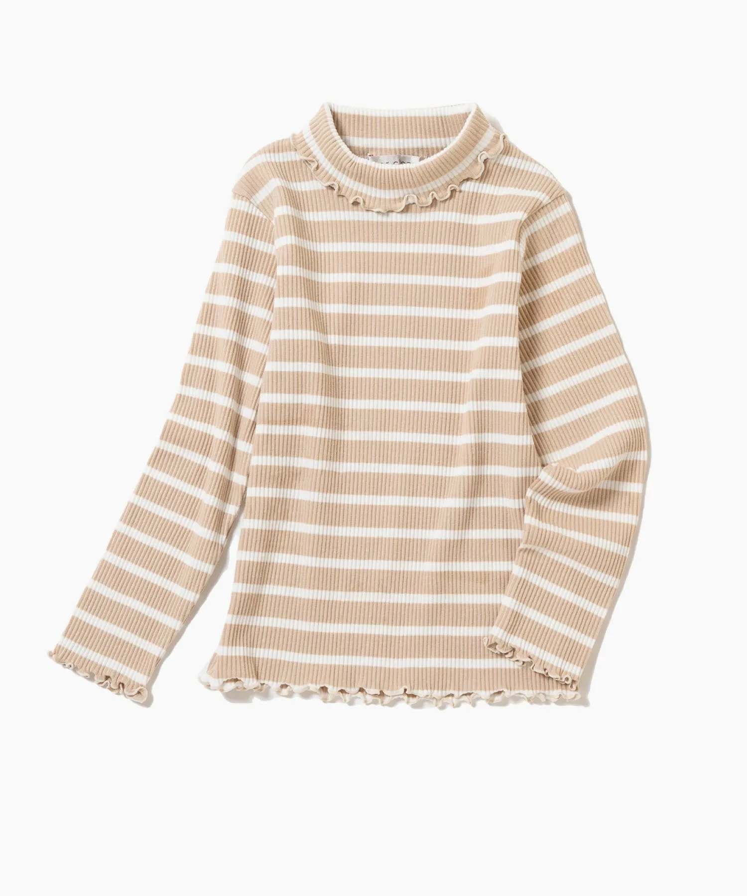 картинка Водолазка в рубчик Ever Closet, Beige stripes от магазина Одежда+