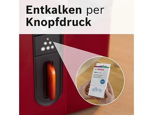 картинка Кофемашина Bosch TKA3M134 MyMoment, красный / темно-красный от магазина Одежда+
