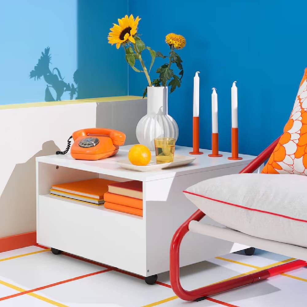 картинка Стол журнальный Ikea Garnanas 65X65 см, белый от магазина Одежда+