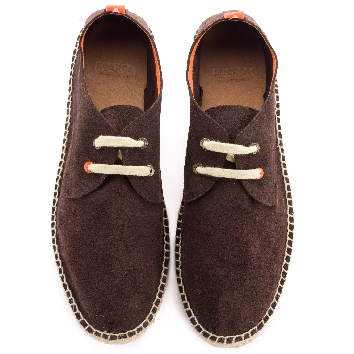картинка Мужские эспадрильи с кожаным верхом Blucher ABARCA, Brown от магазина Одежда+
