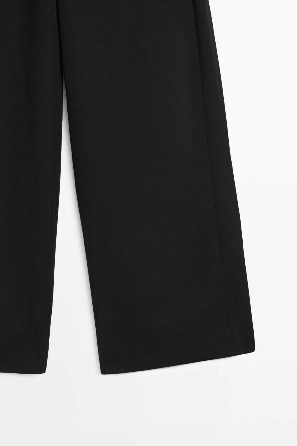 картинка Брюки Massimo Dutti Straight-Leg Flowing, черный от магазина Одежда+