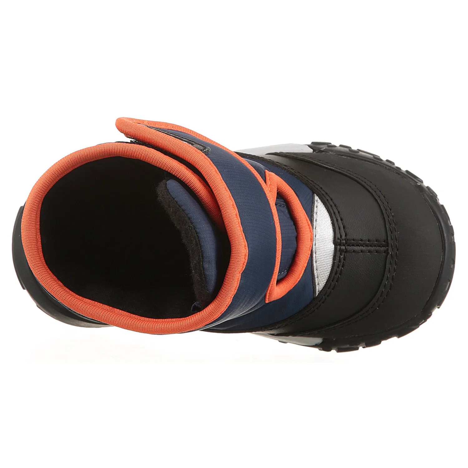 картинка Детские утепленные дутики с Warmfutter Geox, Navy/Orange от магазина Одежда+