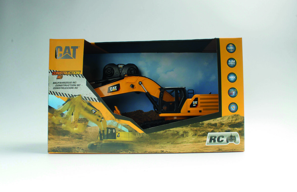 картинка 1:24 Радиоуправляемый экскаватор CAT 336 Carrera от магазина Одежда+