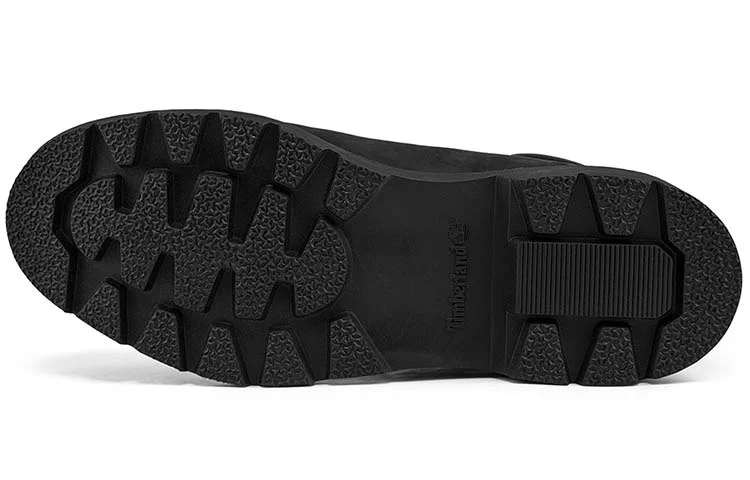 картинка Ботинки мужские Timberland из текстурированной кожи, водонепроницаемые, черные от магазина Одежда+