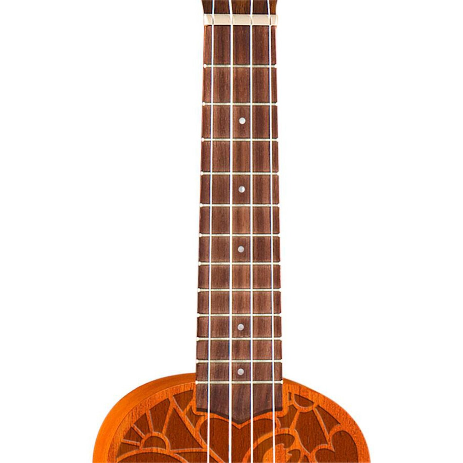 картинка Luna Guitars Peace Love Сопрано Гавайская гитара от магазина Одежда+