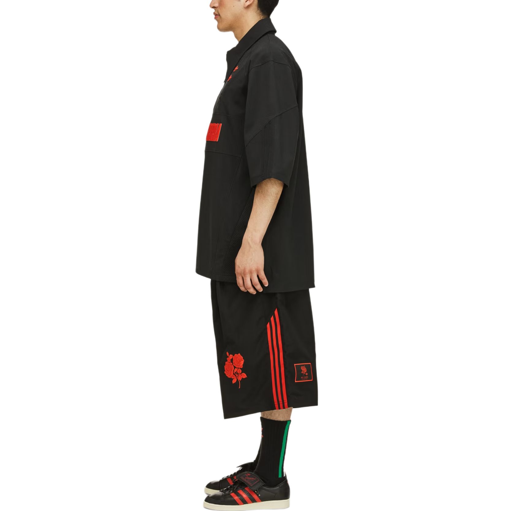 картинка Шорты Adidas Originals X Willy Chavarria Long, черный от магазина Одежда+
