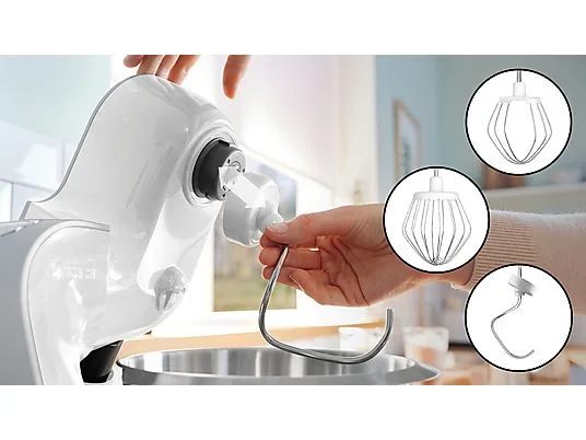 картинка Кухонная машина Bosch MUM58210 Serie 4 1000W, белый от магазина Одежда+