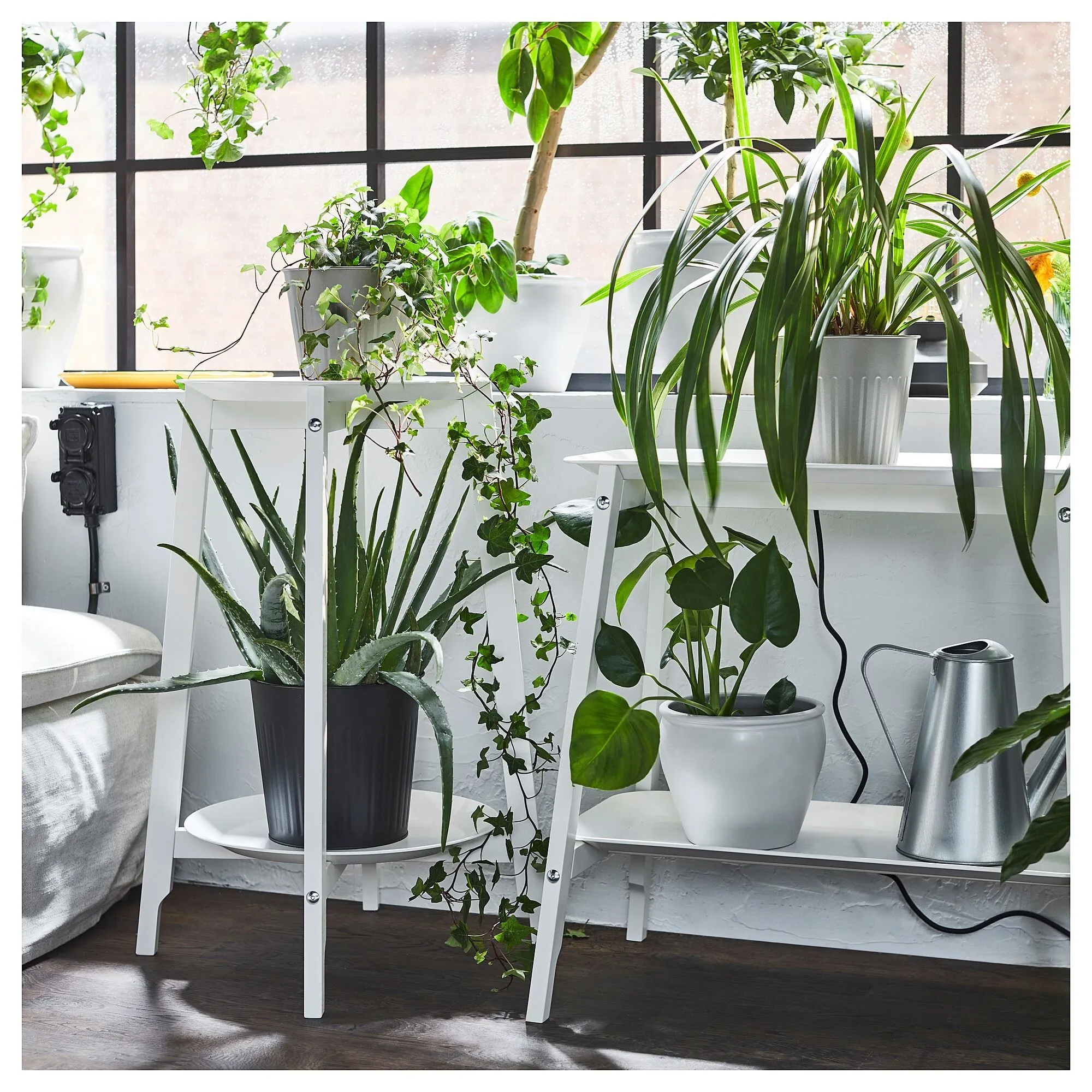 картинка Подставка для растений, белая, 71 см, ALPVIDE IKEA от магазина Одежда+