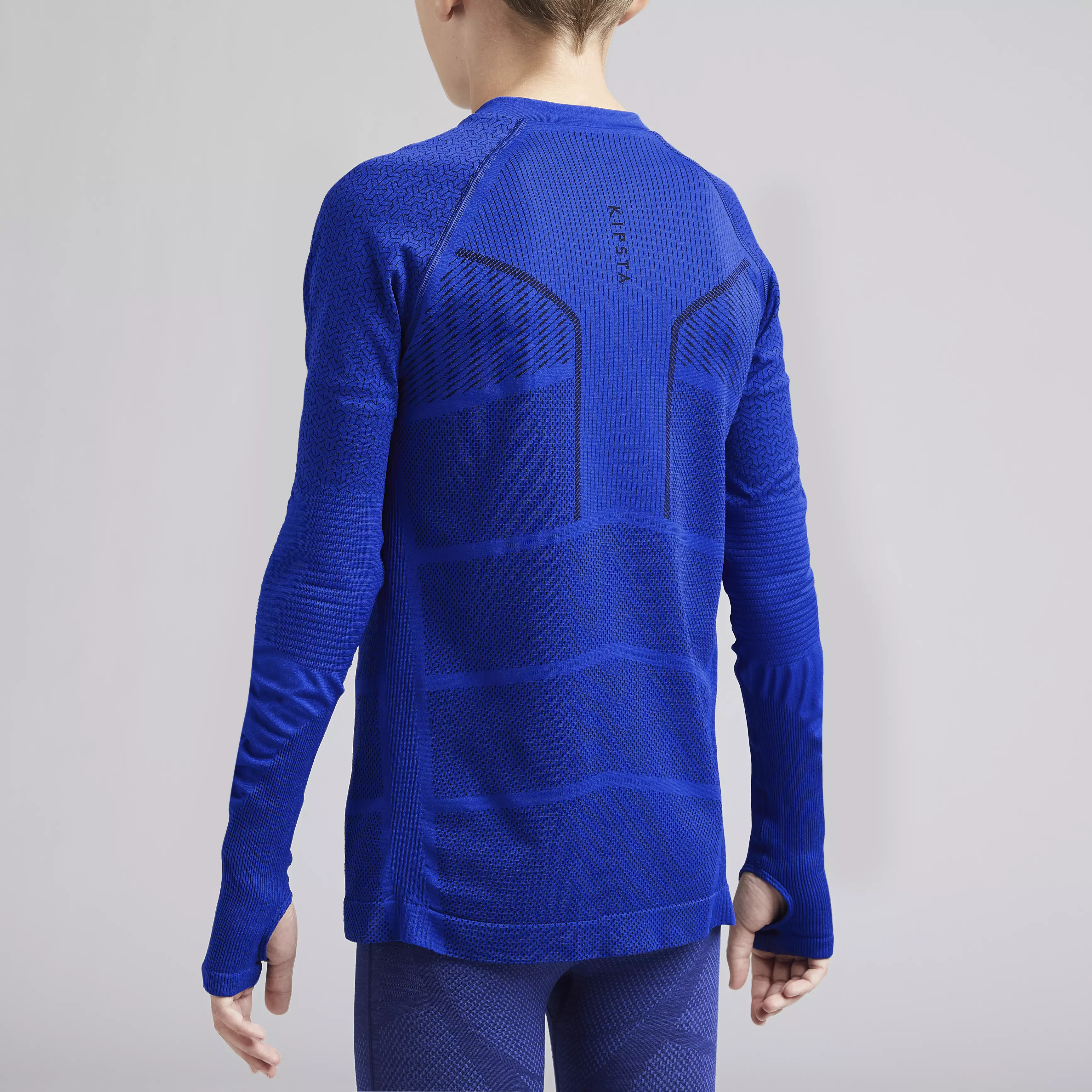 картинка Мужская футбольная тренировочная футболка с длинным рукавом Keepdry 500 Kipsta от магазина Одежда+