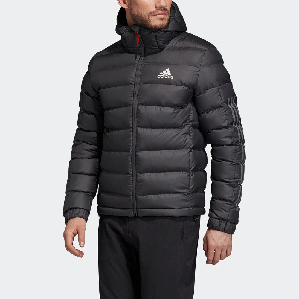 картинка Стеганая куртка мужская черная Adidas, черный от магазина Одежда+
