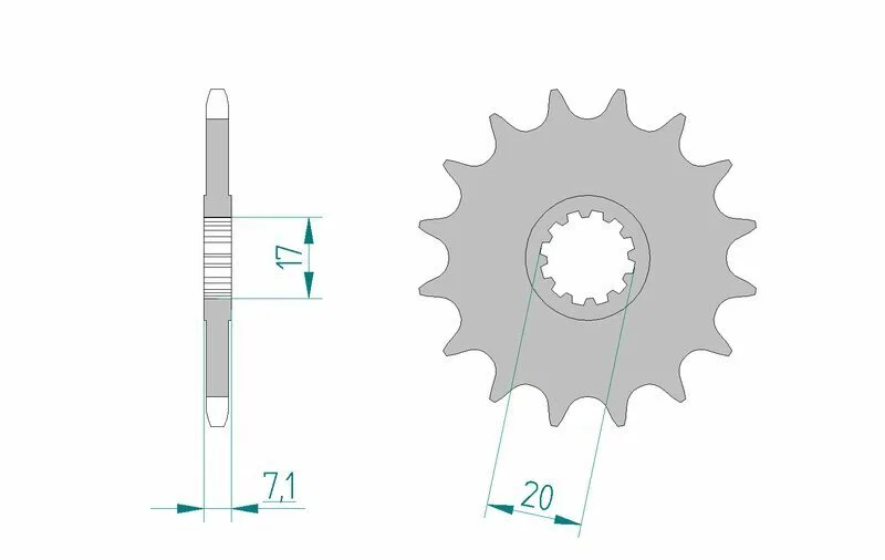 картинка Цепной набор AFAM A420M 11/60 от магазина Одежда+