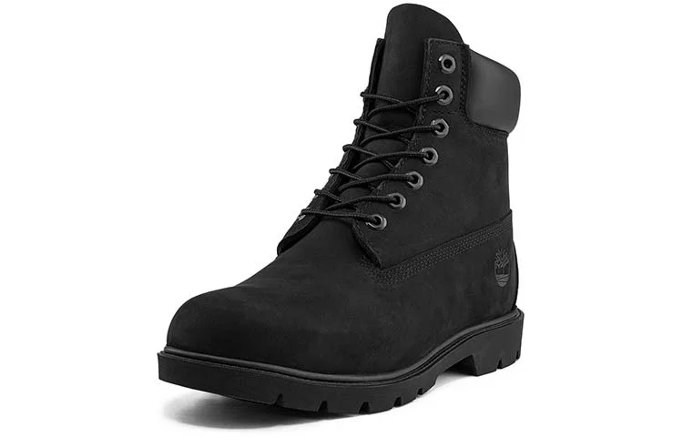 картинка Ботинки мужские Timberland из текстурированной кожи, водонепроницаемые, черные от магазина Одежда+