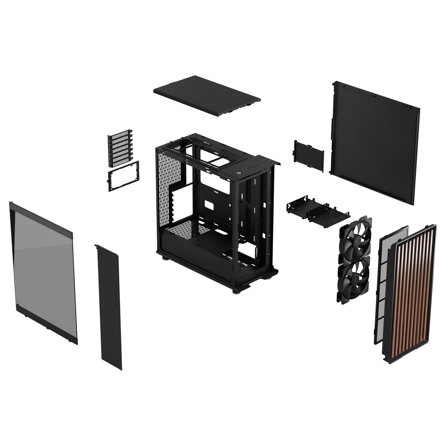 картинка Корпус Fractal Design North, Mid Tower, чёрный от магазина Одежда+