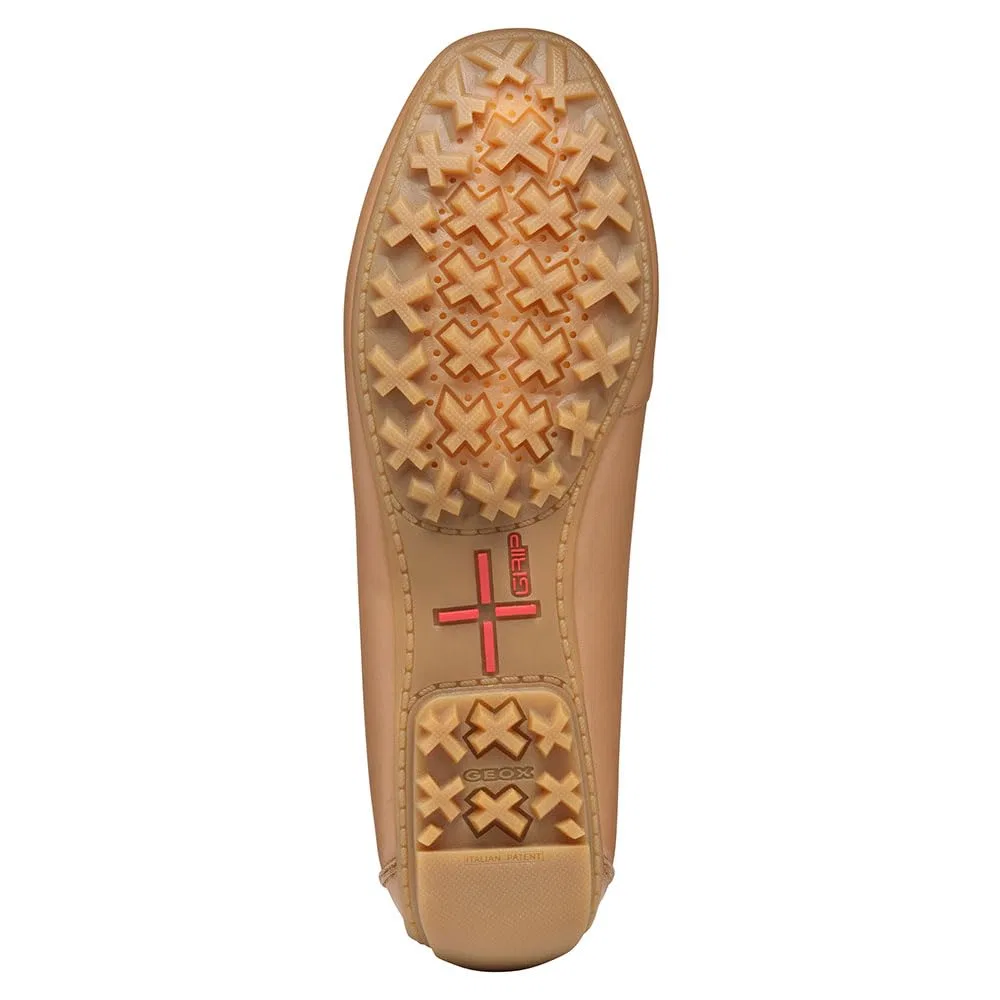 картинка Женские мокасины Penny Loafer D Kosmopolis + Grip Geox, Beige от магазина Одежда+