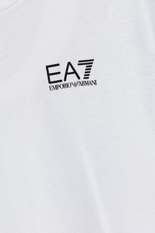 картинка Детская хлопковая водолазка Ea7 Emporio Armani, белый от магазина Одежда+