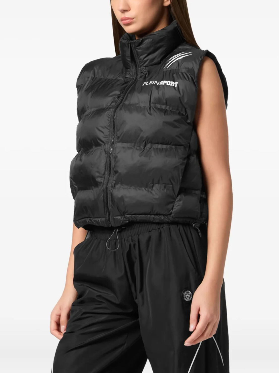 картинка Жилет Plein Sport Lightweight Padded Scratch, черный от магазина Одежда+