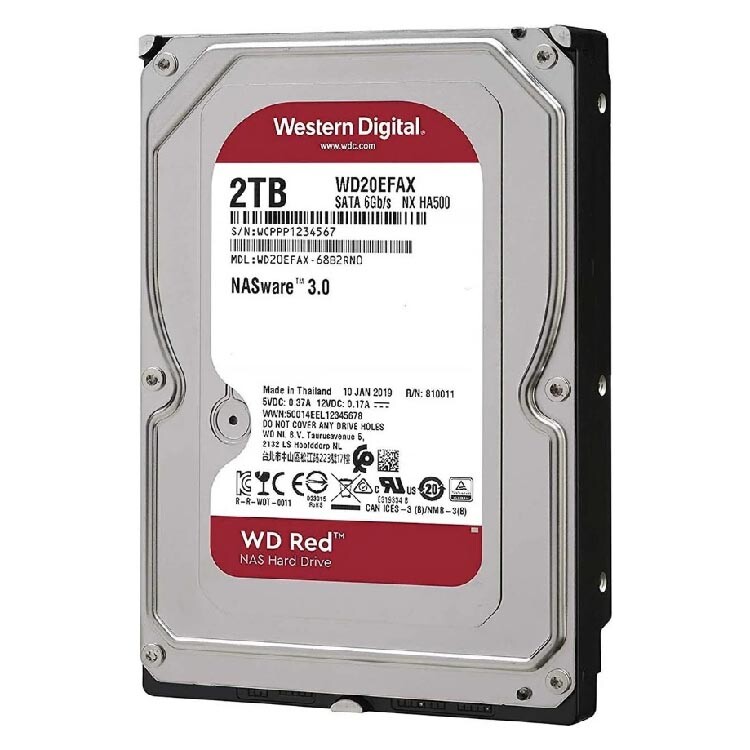 картинка Жесткий диск Western Digital WD Red 2Tb, 3.5'', WD20EFAX от магазина Одежда+