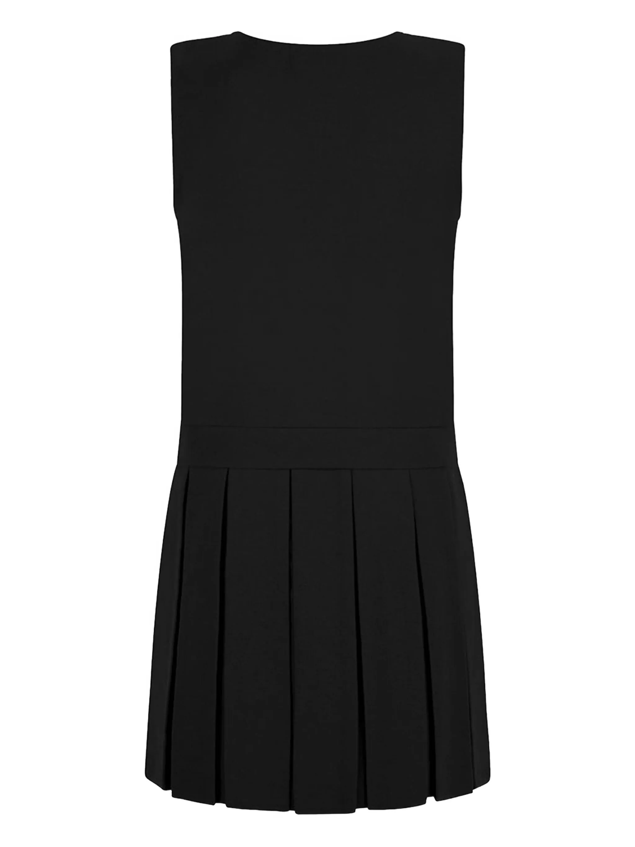 картинка Плиссированное платье Pinafore на молнии Zeco Schoolwear Kids, черный от магазина Одежда+