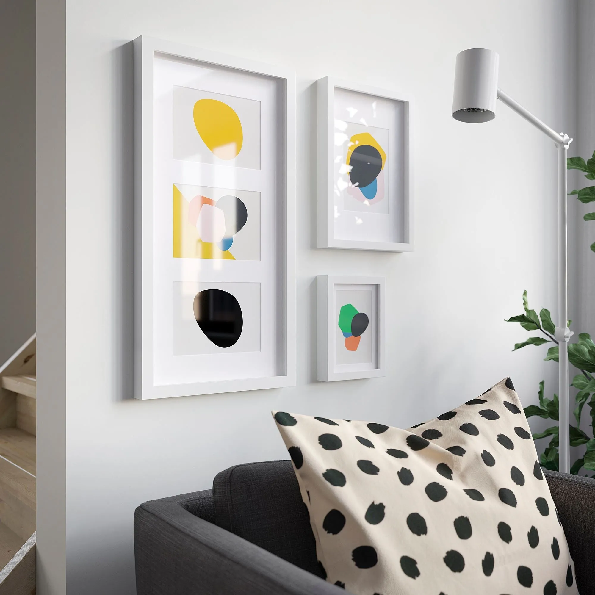 картинка Белая рамка, белая, 55х28 см, RÖDALM IKEA от магазина Одежда+