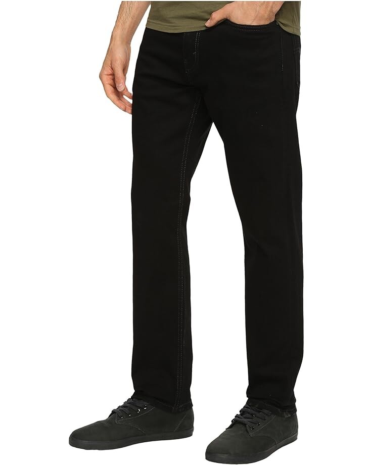 картинка Джинсы Levi's Mens 502 Regular Taper Fit, черный стрейч от магазина Одежда+