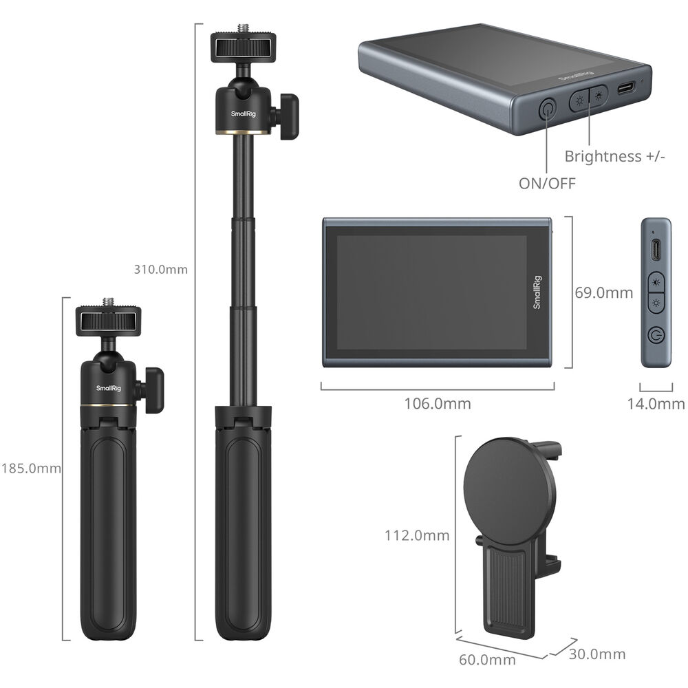 картинка SmallRig Vlog Kit with Wireless Smartphone Video Monitor 4851B от магазина Одежда+