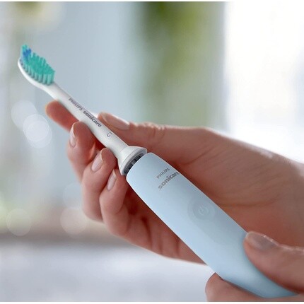 картинка Электрическая зубная щетка Philips Sonicare 2100 Series, голубой от магазина Одежда+