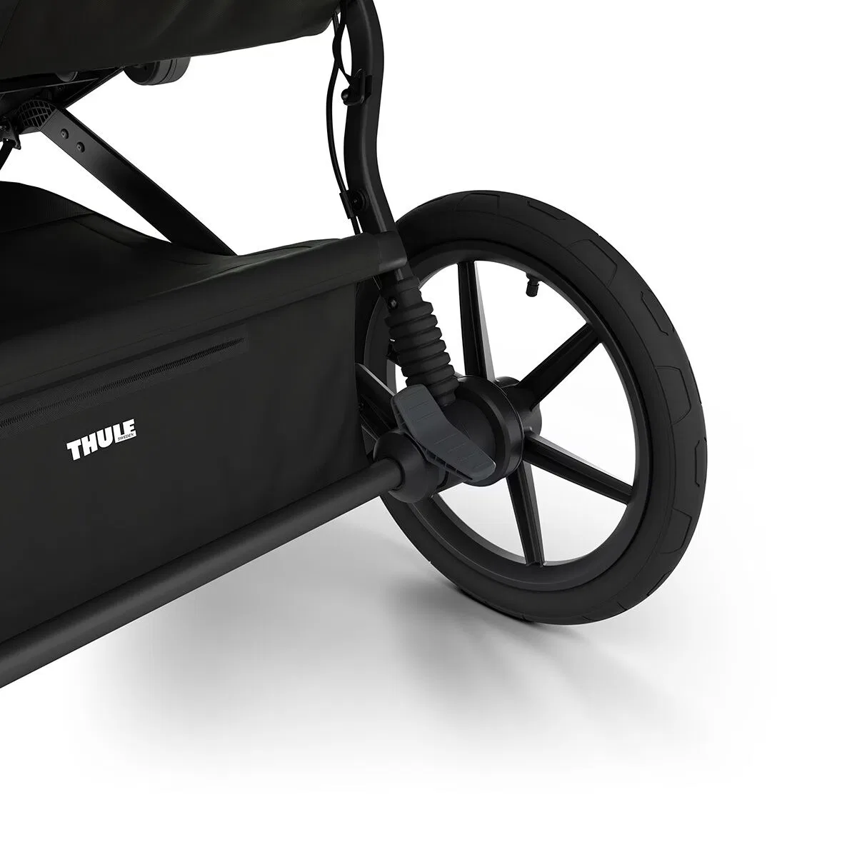 картинка Детская коляска-вездеход двойная Thule, черный от магазина Одежда+