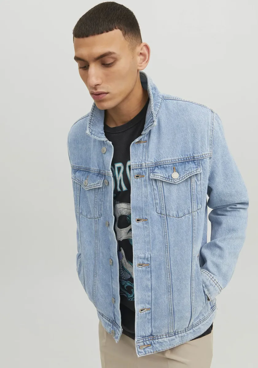 картинка Джинсовая куртка Jack & Jones "JJIJEAN JJJACKET MF 023", синий от магазина Одежда+