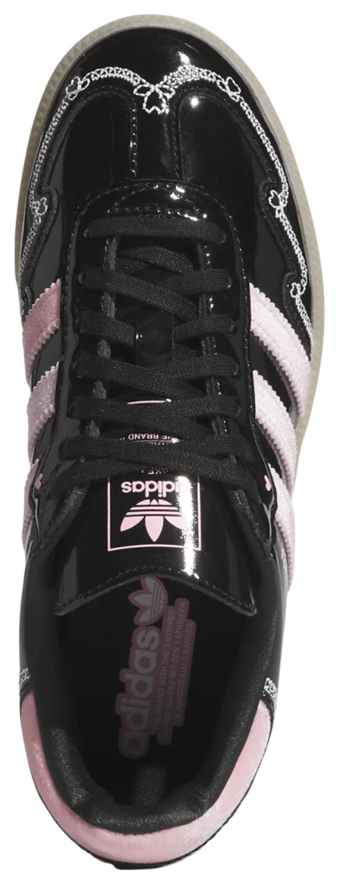 картинка Кроссовки для девочек Samba OG Adidas, цвет Black/Pink/White от магазина Одежда+