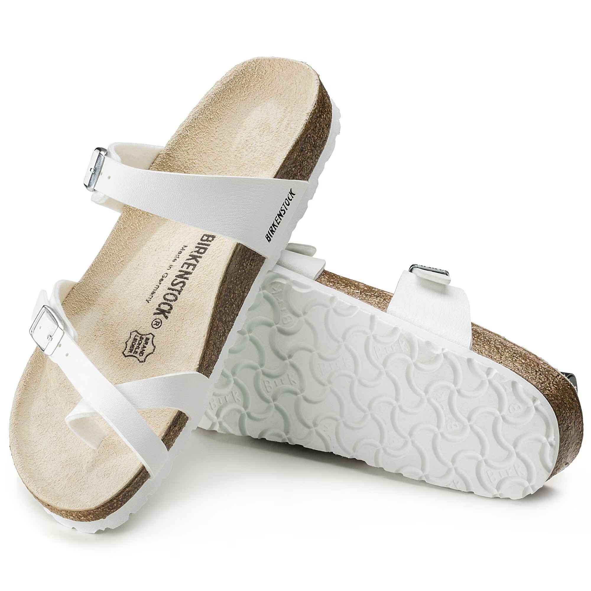 картинка Сандалии Birkenstock Mayari Birko-Flor, белый от магазина Одежда+