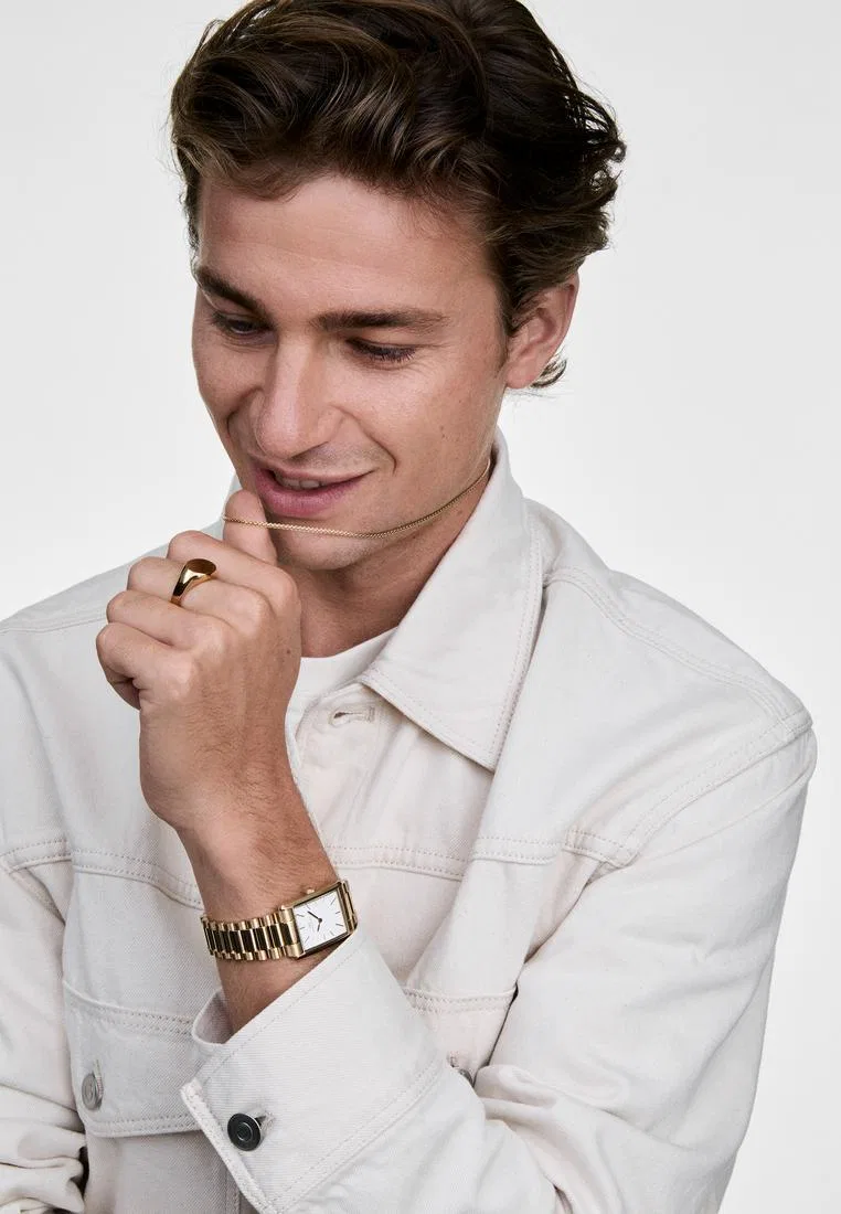 картинка Перстень-печатка, золотистый, из нержавеющей стали, DW Daniel Wellington от магазина Одежда+