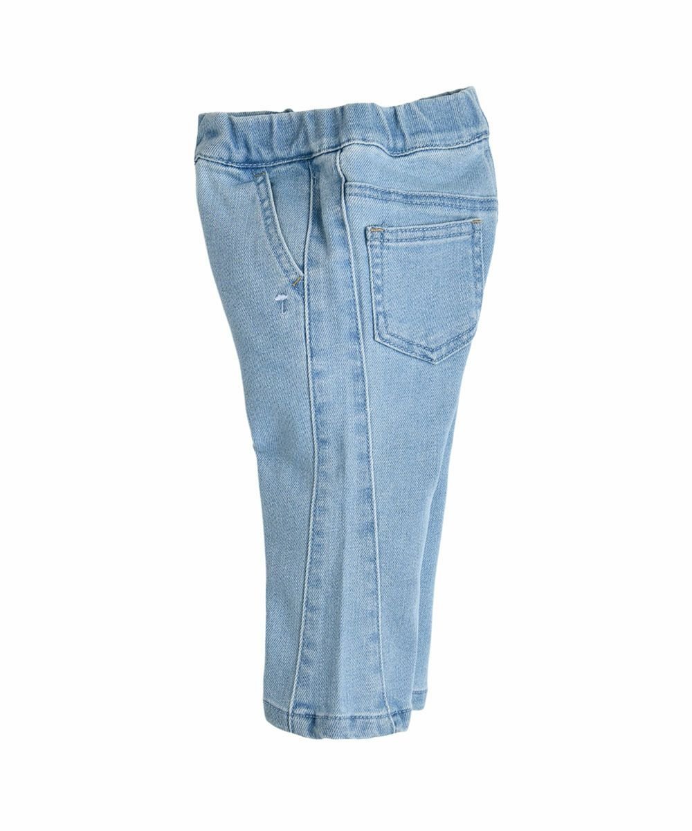 картинка Плотные джинсы-клеш Moimoln, Light blue от магазина Одежда+