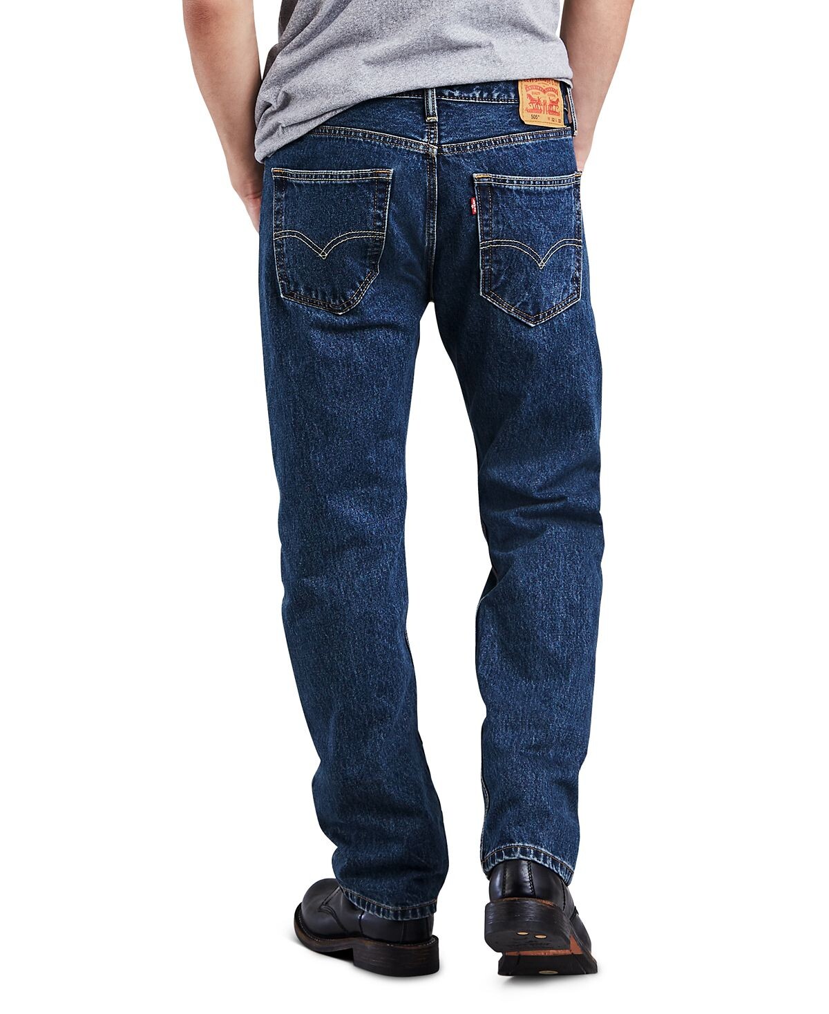 картинка Джинсы Levi's 505™ Regular Straight Fit (Non-Stretch), синий от магазина Одежда+