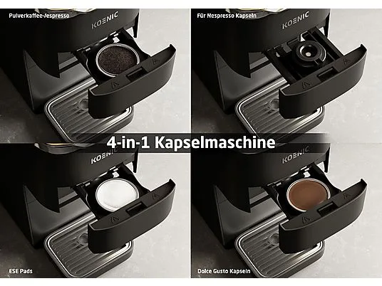 картинка Капсульная кофемашина Koenic KMCM 41925 B, черный от магазина Одежда+
