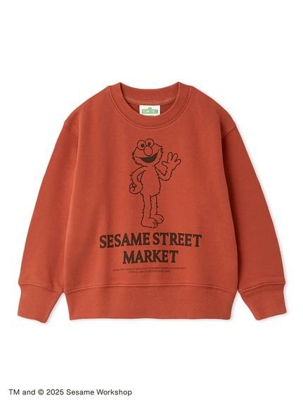картинка Флисовый пуловер Sesame Street Market, RED[046] от магазина Одежда+