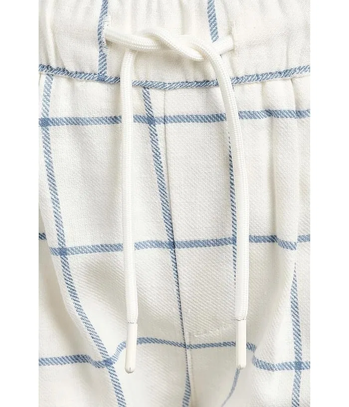 картинка Штаны с утяжкой Appaman Kids, White Windowpane от магазина Одежда+
