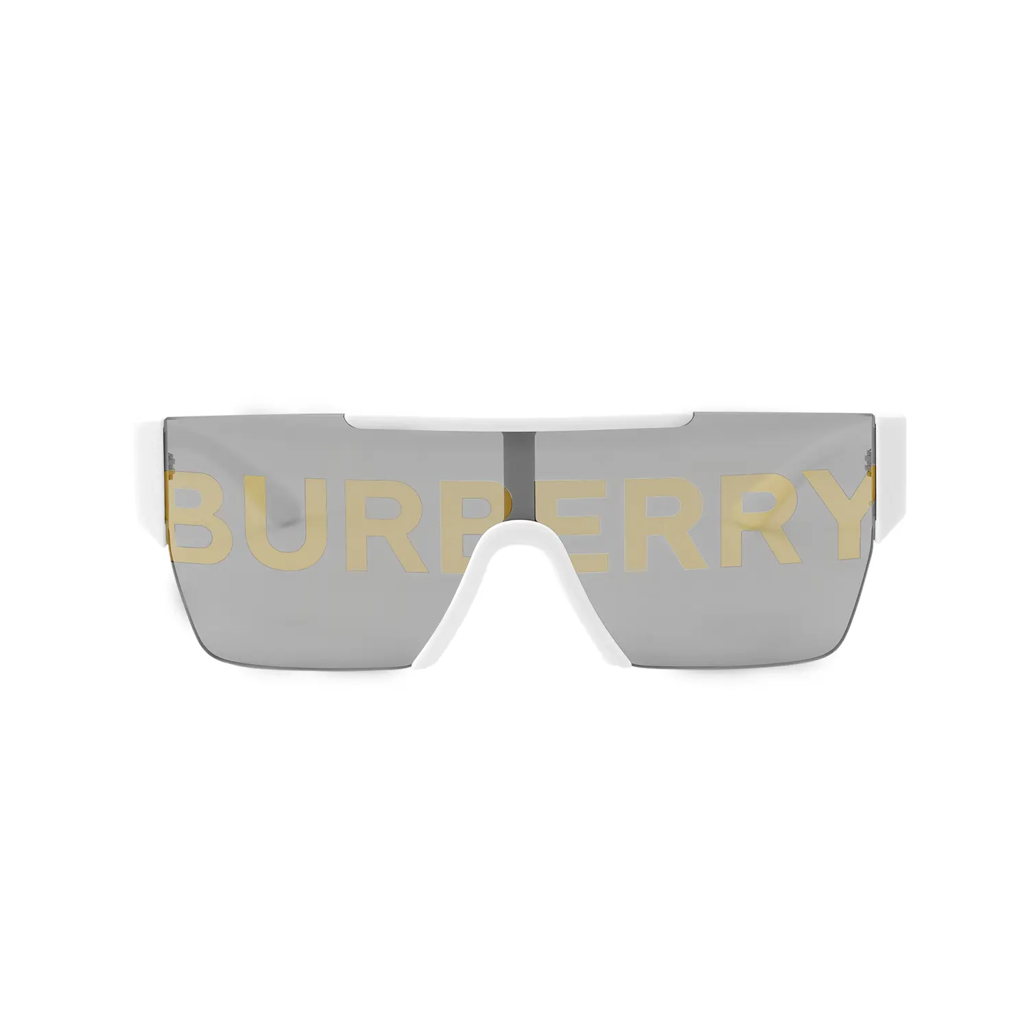 картинка Burberry Прямоугольные солнцезащитные очки, Light Silver Gray от магазина Одежда+