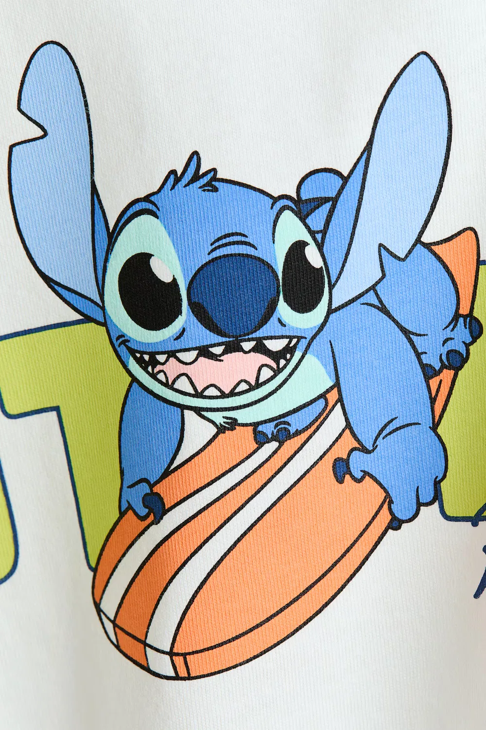 картинка Хлопковая майка с принтом H&M, Weiß/Lilo & Stitch от магазина Одежда+
